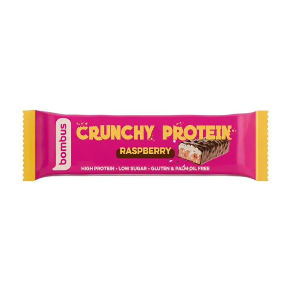 Bombus Proteinriegel 25% Crunchy Himbeere 50 g
