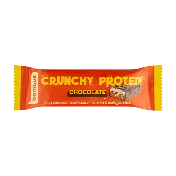 Bombus Proteinriegel 25% Crunchy Schokolade 50 g