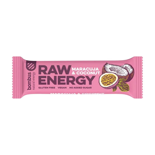 Bombus Raw Energy Maracuja & Kokosnuss 50 g