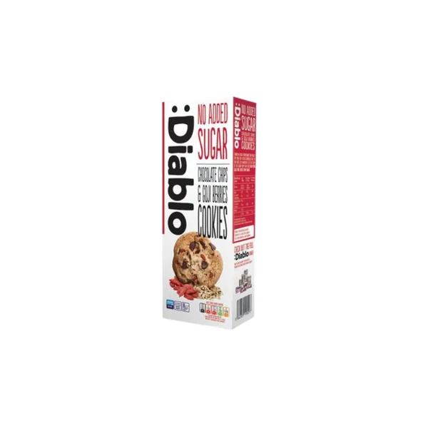 :Diablo Schokoladen Cookies mit Schokostückchen & Goji-Beeren ohne Zuckerzusatz 135 g
