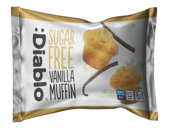 :Diablo Zuckerfreier Vanille-Muffin 45g
