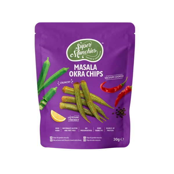 SuperMunchies Masala Okra 30g